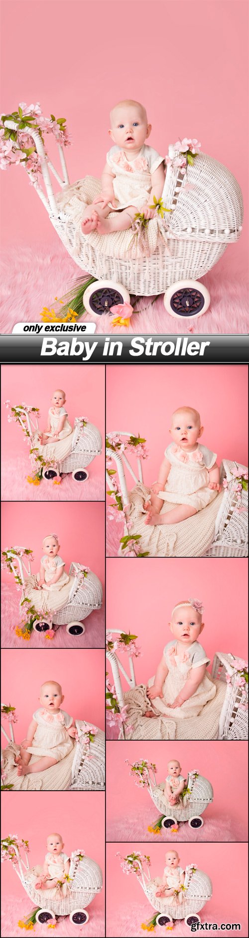 Baby in Stroller - 8 UHQ JPEG