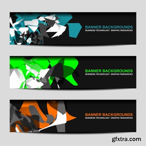 Collection gift certificate business card banner flyer calling card poster 17-25 EPS