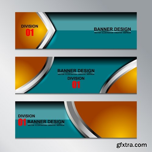 Collection gift certificate business card banner flyer calling card poster 17-25 EPS