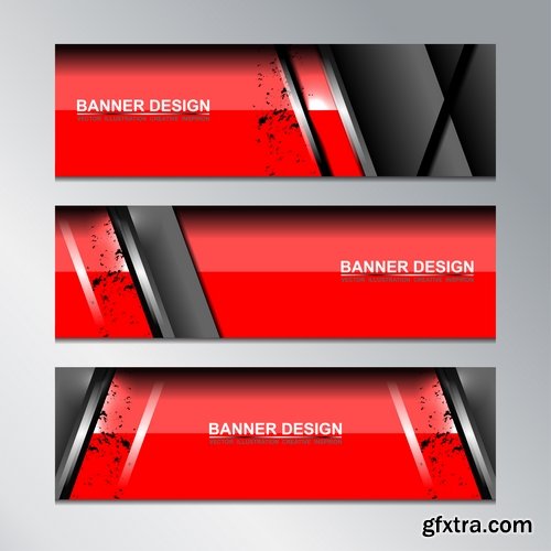 Collection gift certificate business card banner flyer calling card poster 17-25 EPS