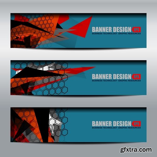 Collection gift certificate business card banner flyer calling card poster 17-25 EPS