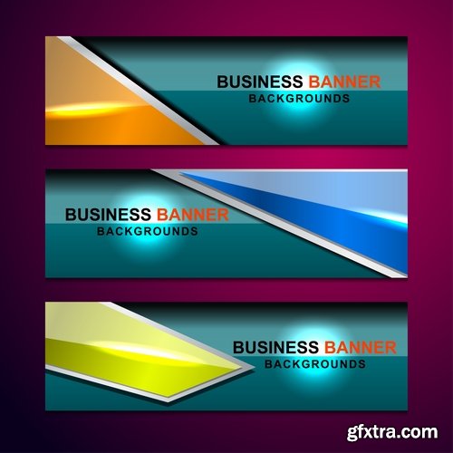 Collection gift certificate business card banner flyer calling card poster 17-25 EPS