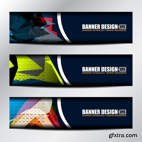 Collection gift certificate business card banner flyer calling card poster 17-25 EPS