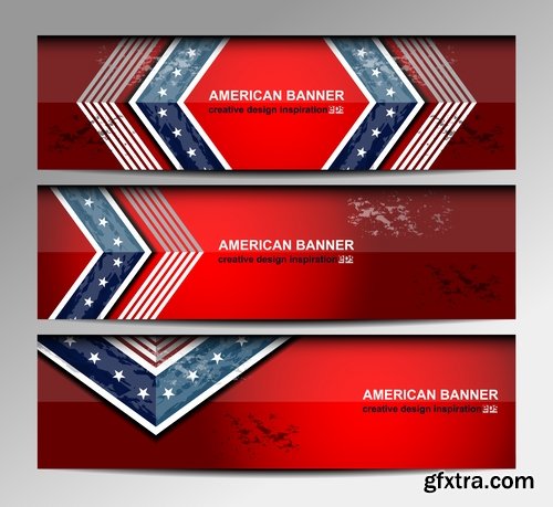 Collection United States flyer banner background is business card template 25 EPS