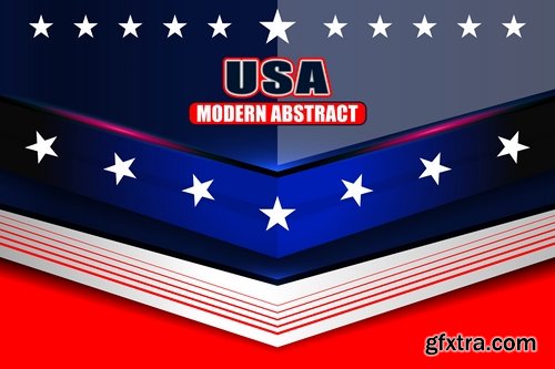 Collection United States flyer banner background is business card template 25 EPS