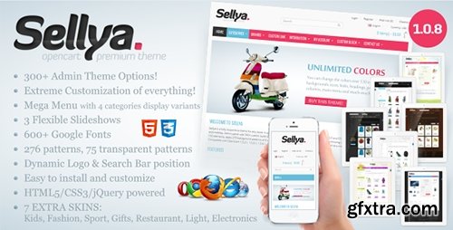 ThemeForest - Sellya v1.0.8.2 - Multi-Purpose Responsive OpenCart Theme - 3431353