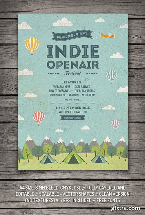 GR - Indie Open-air Festival Flyer/Poster 8430907