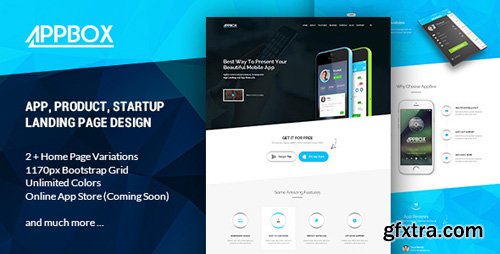 ThemeForest - AppBox - App Landing PSD Theme 10771123