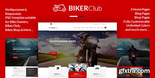 ThemeForest - BikersClub - PSD Template 10919959