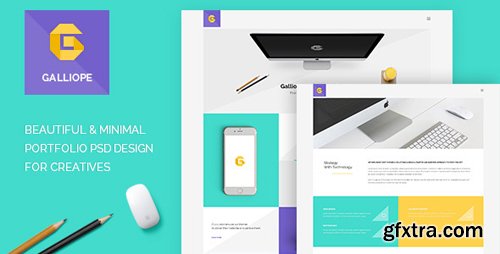 ThemeForest - Galliope - Agency/Portfolio PSD Template 11006391