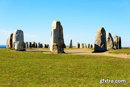 Collection of historical monument megalith stone Stonehenge Easter Island 25 HQ Jpeg