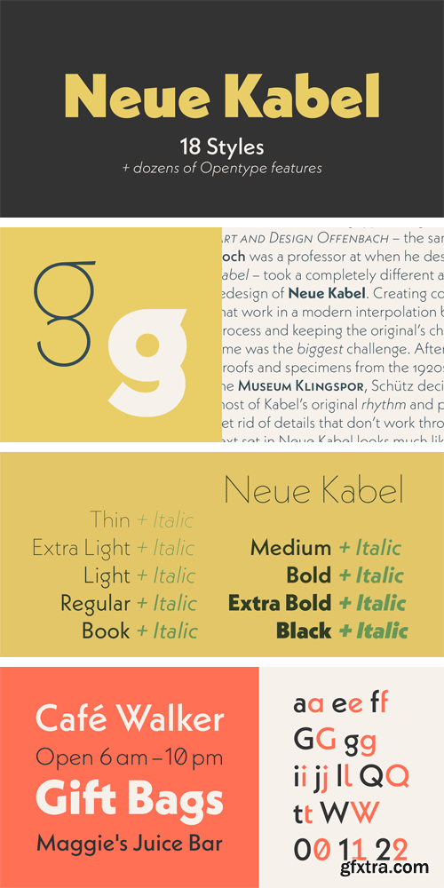 Neue Kabel Font Family