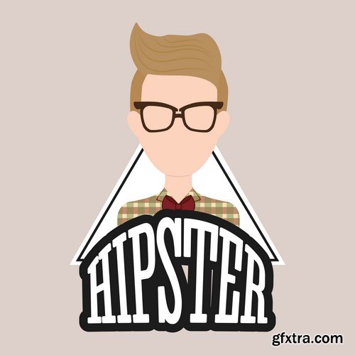 Hipster lifestyle - 26xEPS Vector Stock