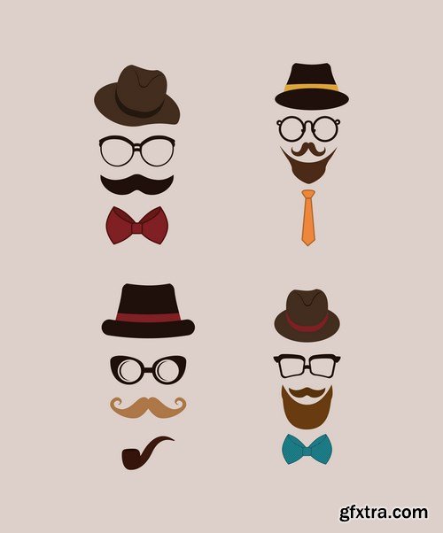 Hipster lifestyle - 26xEPS Vector Stock