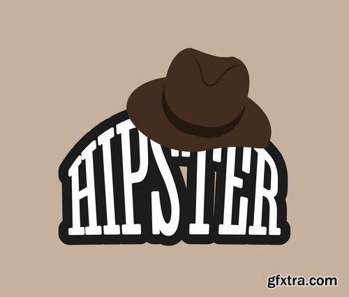 Hipster lifestyle - 26xEPS Vector Stock