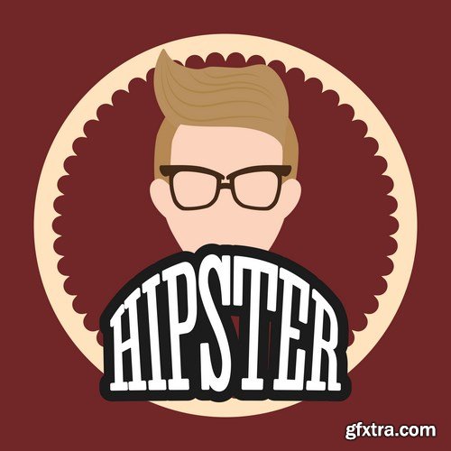 Hipster lifestyle - 26xEPS Vector Stock