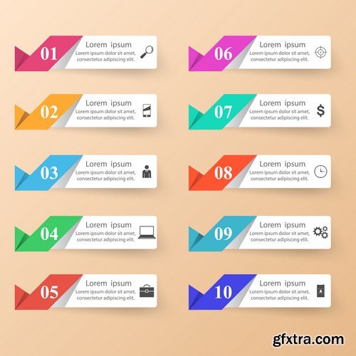 Design elements for infographics - 32xEPS Vector Stock