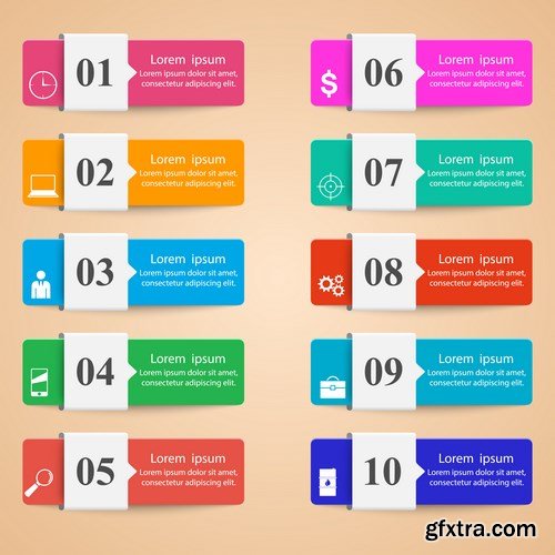 Design elements for infographics - 32xEPS Vector Stock