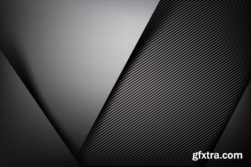 Abstract background dark with carbon fiber texture vector illustration - 10xEPS Vector Stock