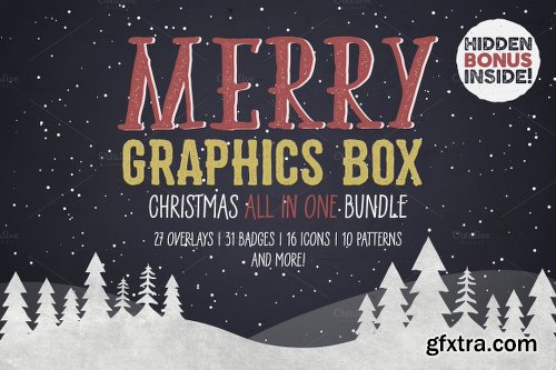 CreativeMarket Merry Graphics Box • 70% OFF 1036116