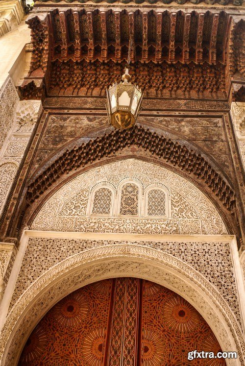 Arab ornaments and elements of architecture - 23xUHQ JPEG Photo Stock