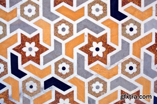 Arab ornaments and elements of architecture - 23xUHQ JPEG Photo Stock