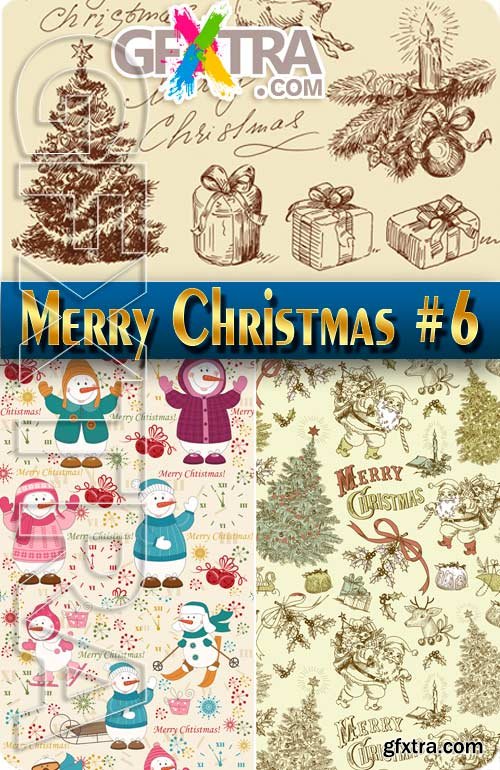 Merry Christmas 2017 #6 - Stock Vector