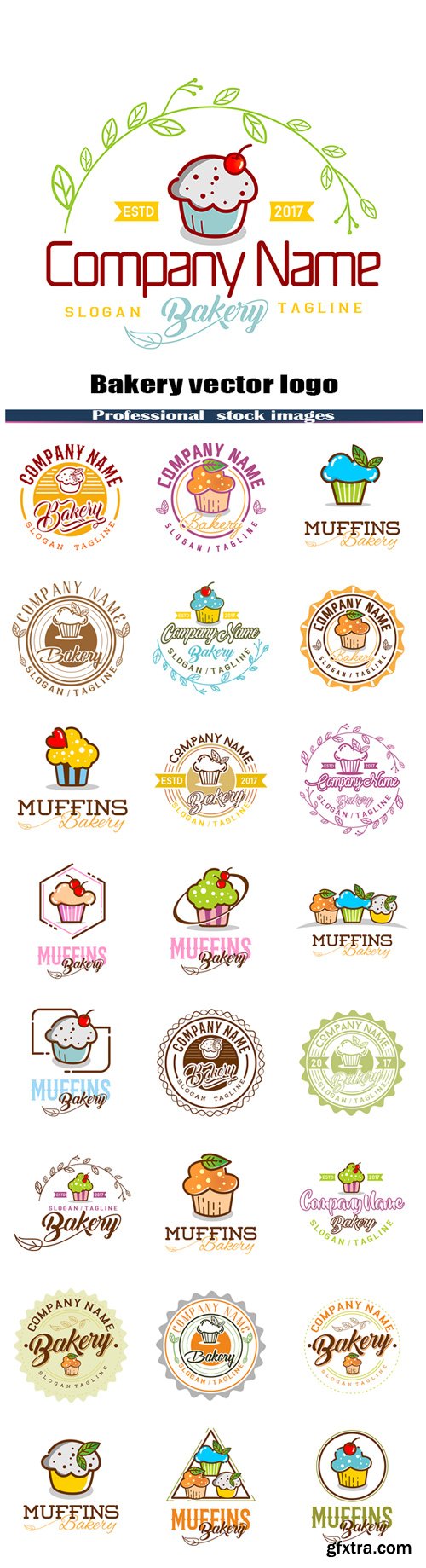 Bakery vector logo