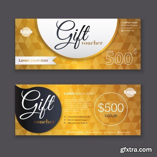 Collection of gift cards and vouchers - 22xEPS