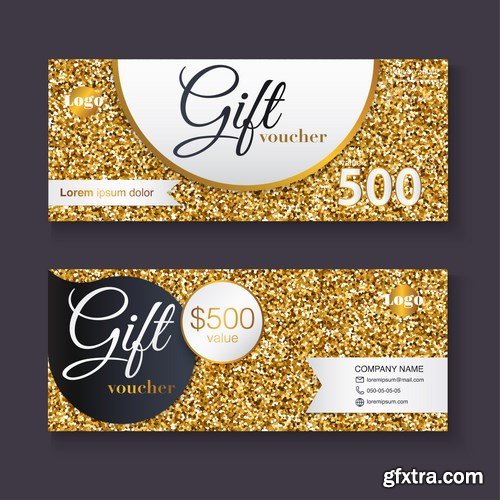 Collection of gift cards and vouchers - 22xEPS