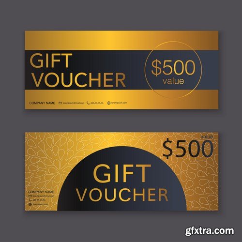 Collection of gift cards and vouchers - 22xEPS