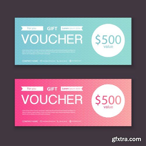 Collection of gift cards and vouchers - 22xEPS