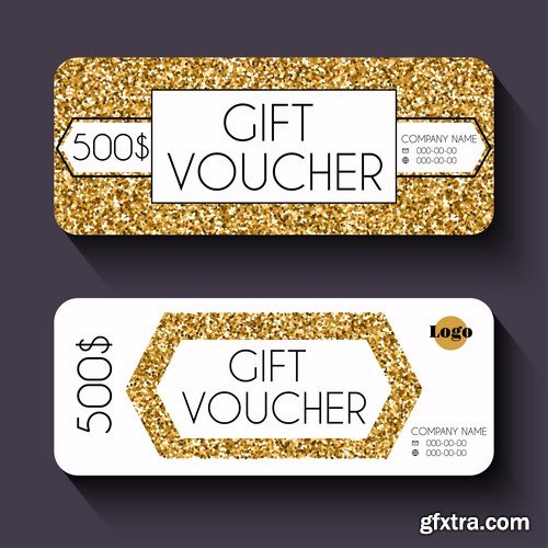 Collection of gift cards and vouchers - 22xEPS