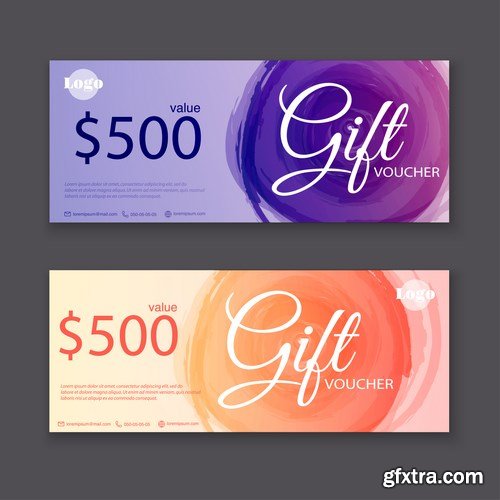 Collection of gift cards and vouchers - 22xEPS