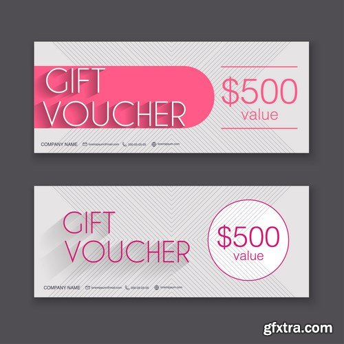 Collection of gift cards and vouchers - 22xEPS