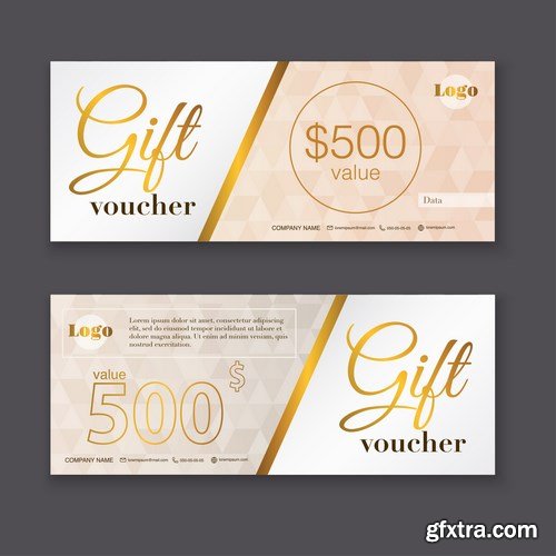 Collection of gift cards and vouchers - 22xEPS