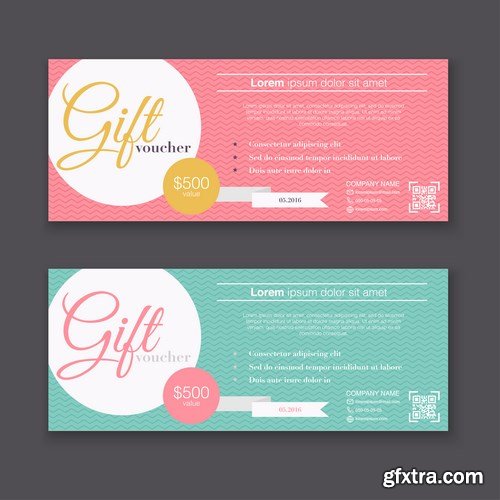 Collection of gift cards and vouchers - 22xEPS