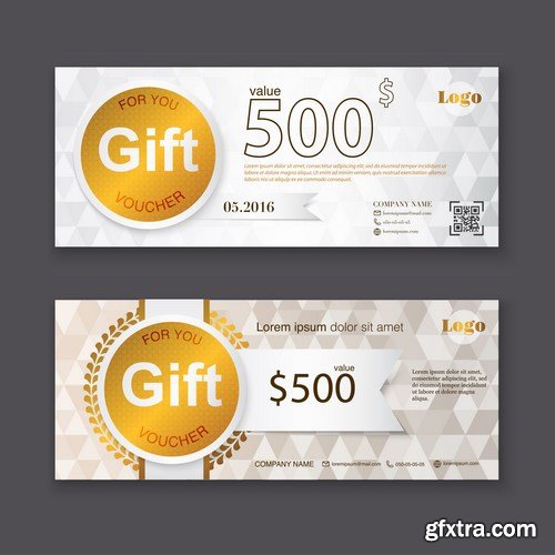 Collection of gift cards and vouchers - 22xEPS