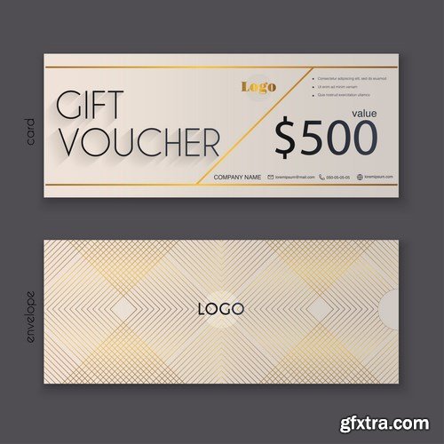 Collection of gift cards and vouchers - 22xEPS