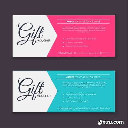 Collection of gift cards and vouchers - 22xEPS