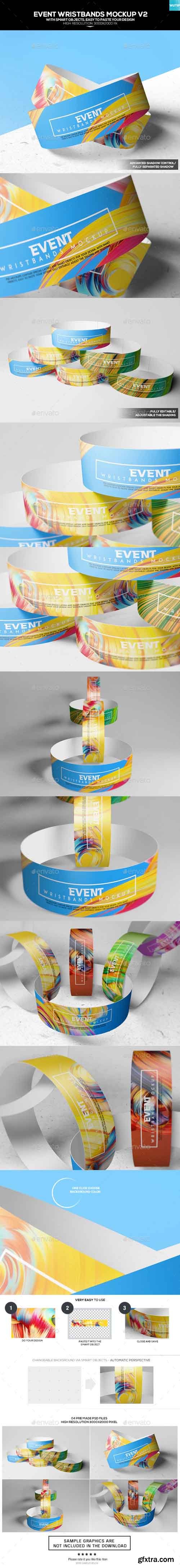 GR - Event Wristbands Mockup V2 18091792