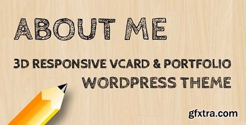 ThemeForest - AboutMe v1.8.4 - 3D Responsive Vcard & Portfolio WP-Theme - 3956687