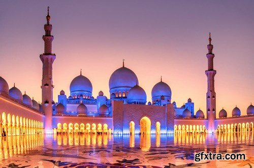 Beautiful arab & islamic architecture - 20xUHQ JPEG Photo Stock