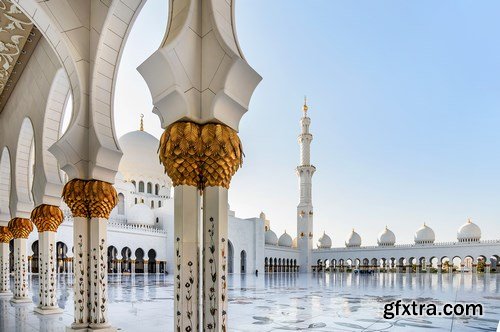 Beautiful arab & islamic architecture - 20xUHQ JPEG Photo Stock