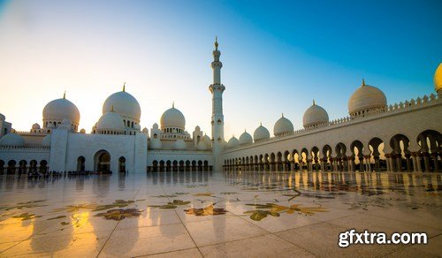 Beautiful arab & islamic architecture - 20xUHQ JPEG Photo Stock