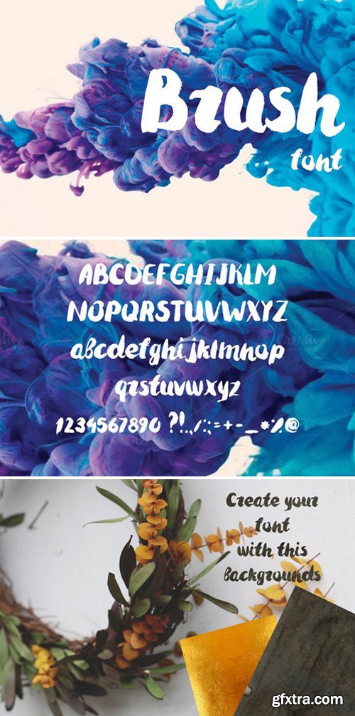 CM - Brush font 1007148