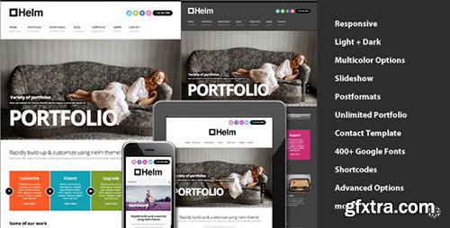 ThemeForest - Helm v1.8 - Responsive Portfolio for WordPress - 2633123