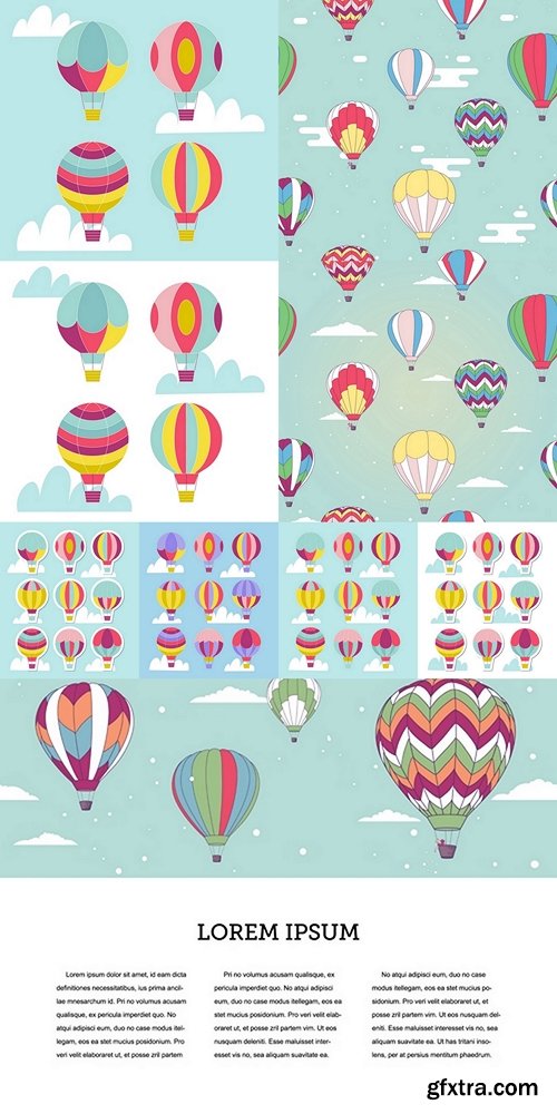 Hot air balloon set