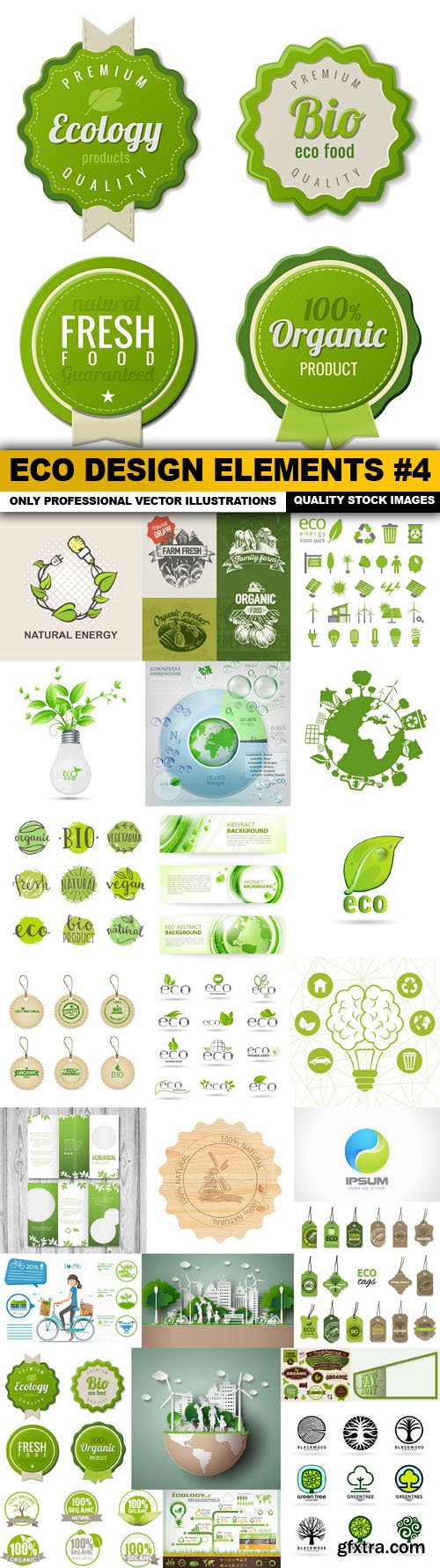 ECO Design Elements #4 - 25 Vector