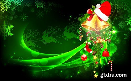 New Year 2017 & Christmas Design 7 - 18xEPS Vector Stock